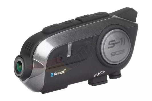 Motociklo domofonas SCS S-11 Bluetooth 800M WiFi kamera 2K 1 šalmas - SCS S-11