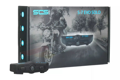 SCS S-7 Evo Bluetooth 1 šalmas motociklo domofonas - SCS S-7 Evo